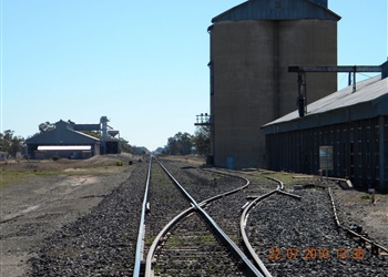 Baan Baa rail and wheat siding