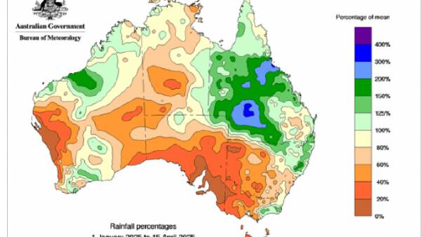 Huge inequity in rainfall as north breaks records for wet and south for dry