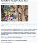 Sandstone Caves Cultural Tour